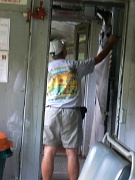 046-Roger looking at the car connectors